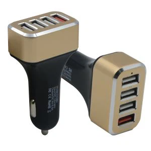 4-portowa ładowarka USB do samochodu