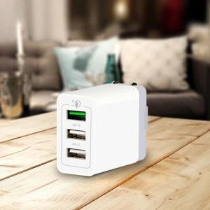 3.0 Wieloportowa ładowarka ścienna USB do telefonu komórkowego