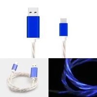 Przenośny kabel do ładowania danych USB z diodą LED