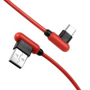 Kabel USB typu C z lewym kolankiem 90 stopni