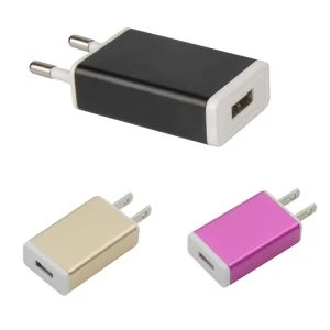 Przenośna ładowarka podróżna USB z wtyczką UE