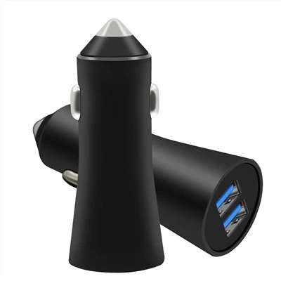 Prywatna ładowarka samochodowa SCHITEC z podwójnym portem USB 5V2.1A